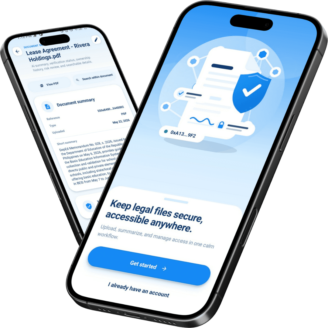LexChain verification interface